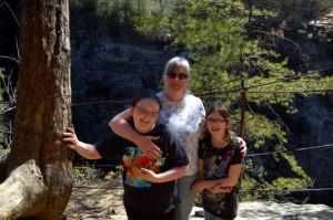 Mimi & Girls at Fall Cree Falls