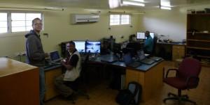 Ukarumpa Helpdesk or technical support. Courtesy of Steve Curry. 2012.