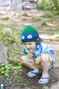 Checking out a "mud lizard" at Great Smoky Mountains National Park. Photo credit: Star Noir Studios