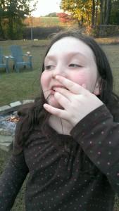 Get marshmallow in the hair. Eat it!